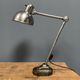 Polished Kaiser idell model 6726 workshop table lamp from the 1930s