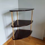 Formica corner shelf neck and gilded metal