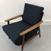 Paire de Fauteuils en teck danois vintage, années 1970