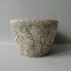 Red enamelled sandstone cup, Francis Triay, 50/60