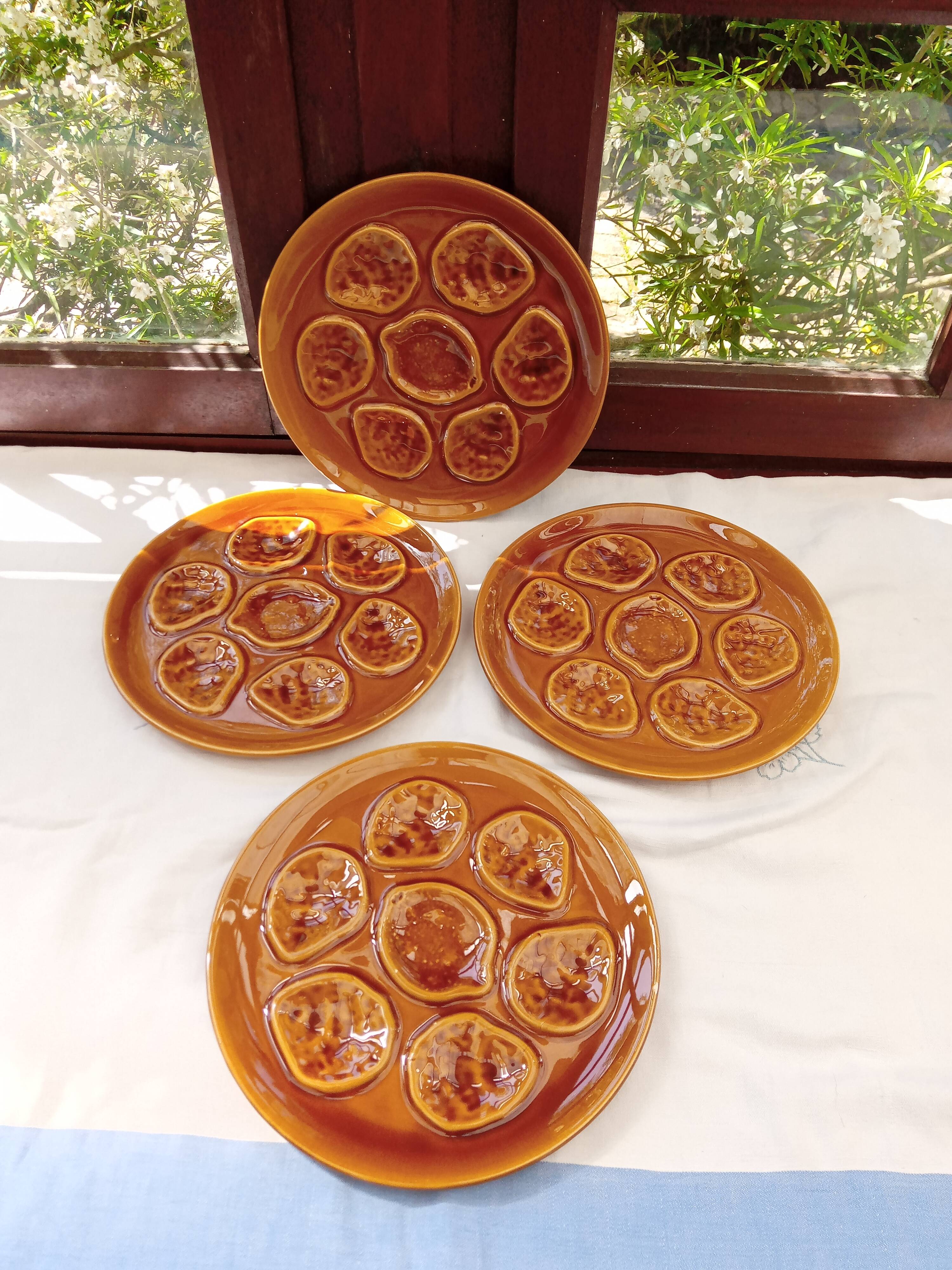 4 Niderviller oyster plates