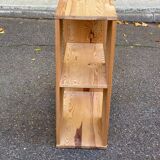 Scandinavian solid wood shelf, 1980