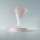 Vase corolle Murano rose