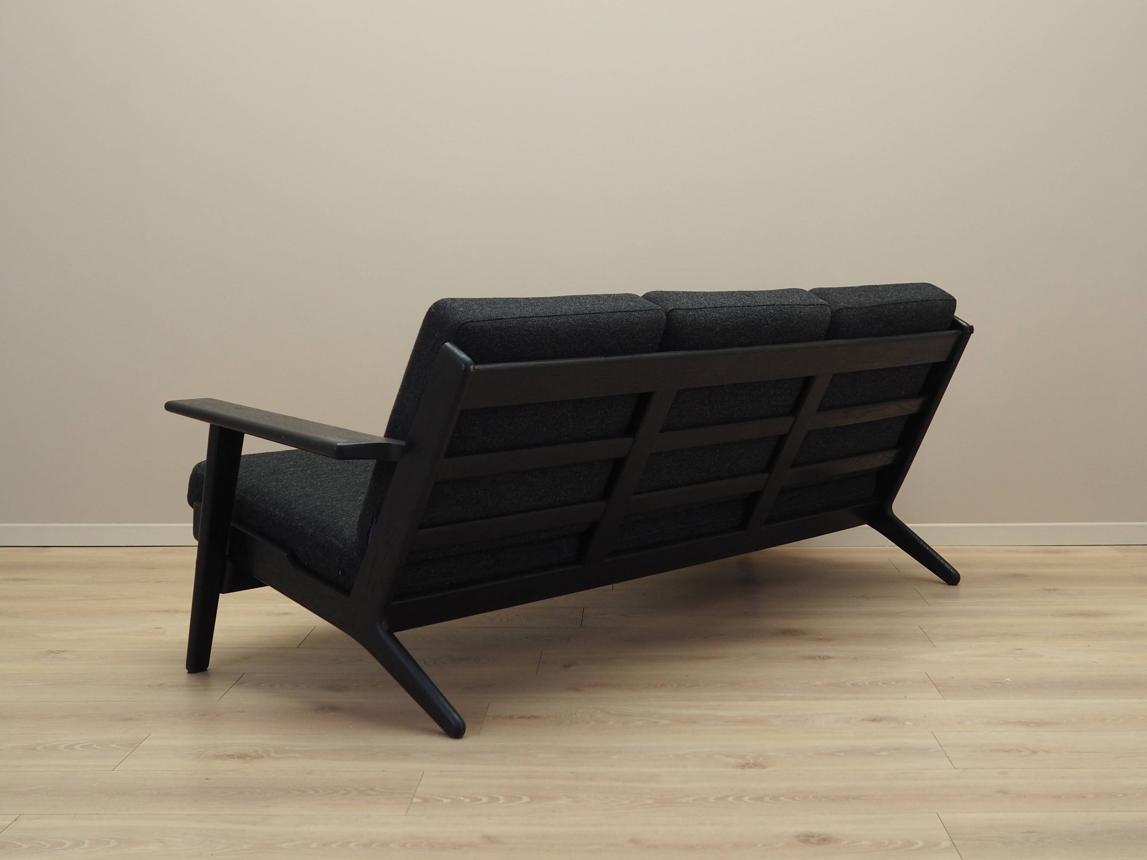 Oak sofa, Danish design, 1960s, designer: Hans. J. Wegner, production: Geta
