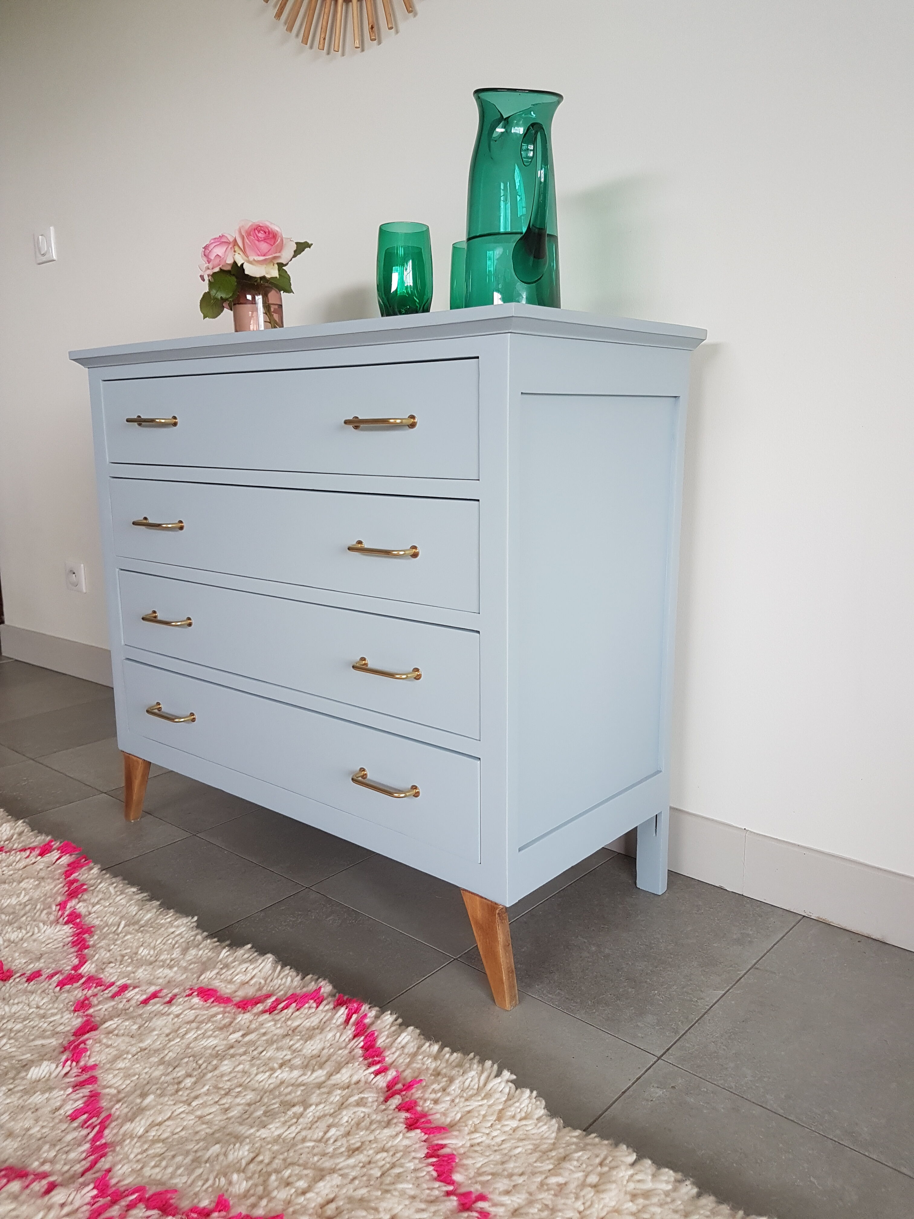 Restored retro chest of drawers