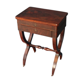 Coiffeuse en acajou d'époque Charles X - 52 x 74 cm