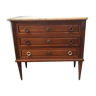 Chest of drawers 3 drawers Napoleon III classic on marble