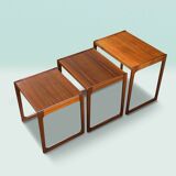 Nesting Tables in Wood by Opal Möbel, 1960s