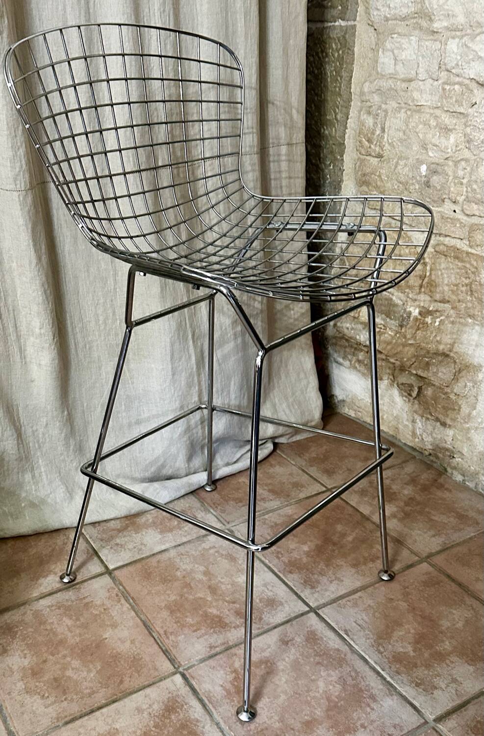 Chaise haute Harry Bertoia