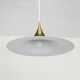 Semi brass hanging lamp design Claus Bonderup & Thorsten Thorup for Fog-Morup, Denmark