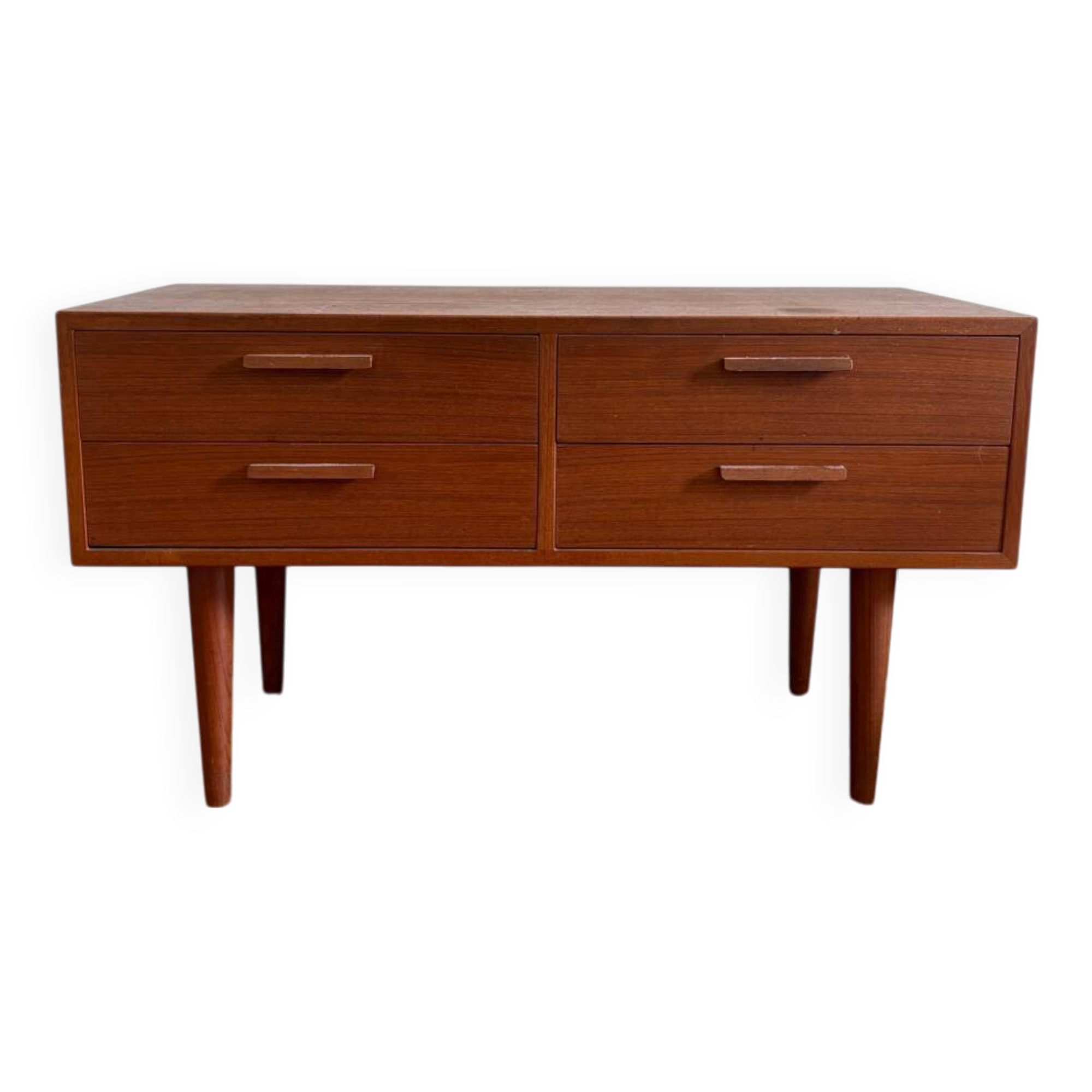 Small Scandinavian wooden chest of drawers