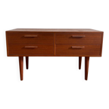 Small Scandinavian wooden chest of drawers