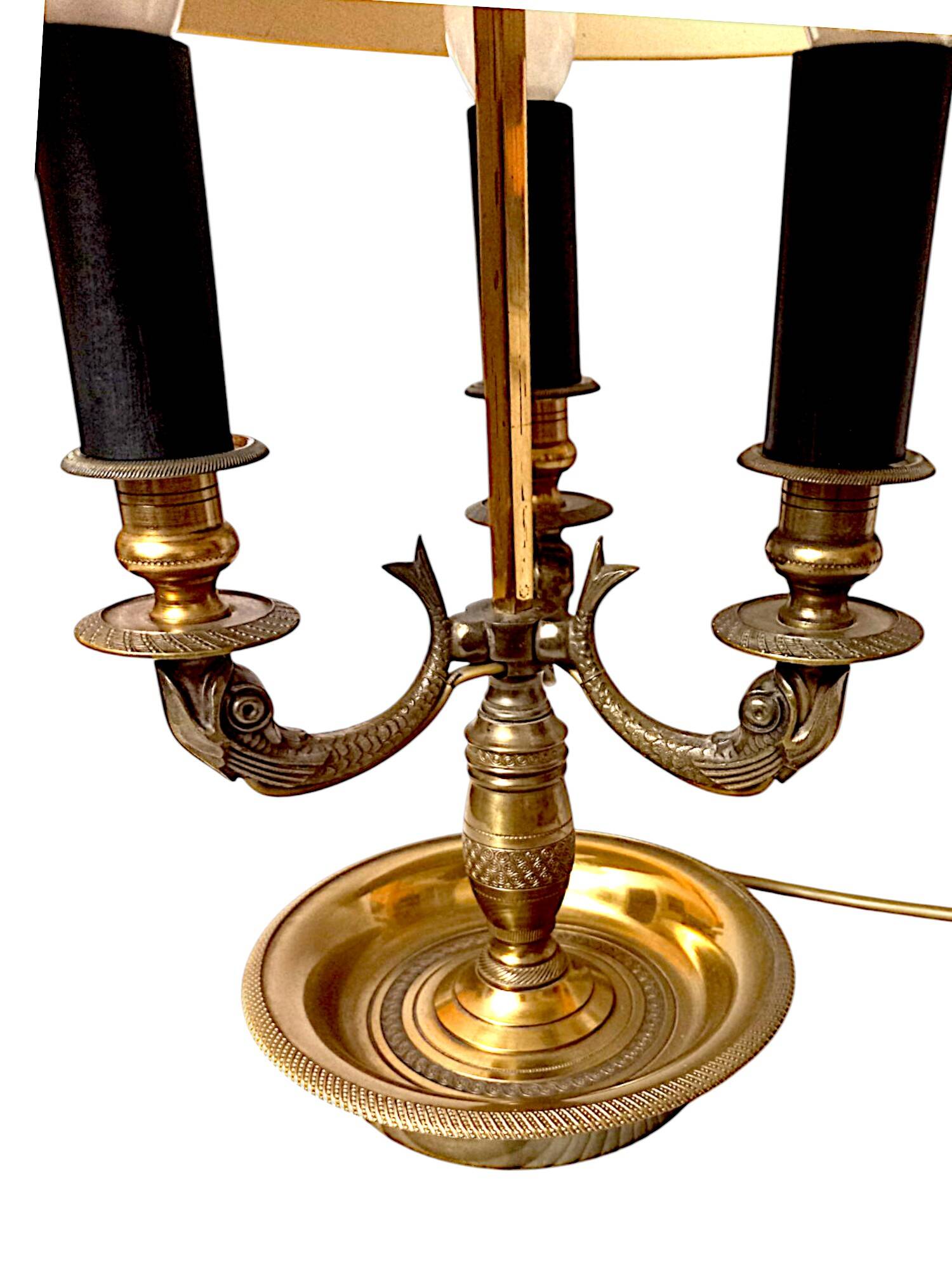 Empire bronze hot water bottle lamp