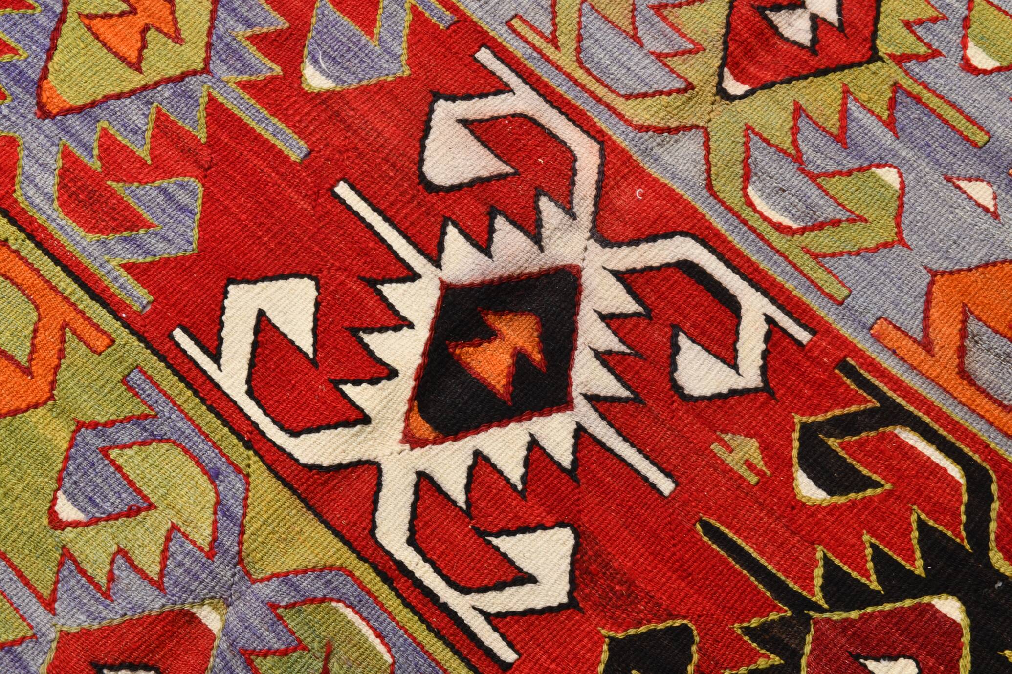 5x11 Colorful Vintage Kilim Rug, Modern Kilim Rug, 158x335Cm,Rare Style Rug