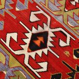 5x11 Colorful Vintage Kilim Rug, Modern Kilim Rug, 158x335Cm,Rare Style Rug