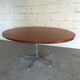 Georges Frydman's 60s vintage teak design oval dining table