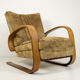 Tank Armchair by Miroslav Navratil, Laminated Bentwood, 1930s