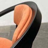 Postmodern German Chair Model Nostro in Leather by Andreas Weber for Rosenthal Einrichtung, 1980s