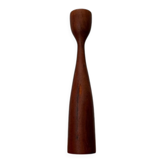 Mid-Century Danish Teak Tulip Candle Holder, 1960s