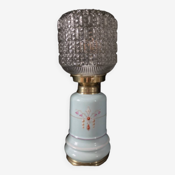 Ceramic and diamond glass table lamp