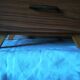 Nightstand with compass feet