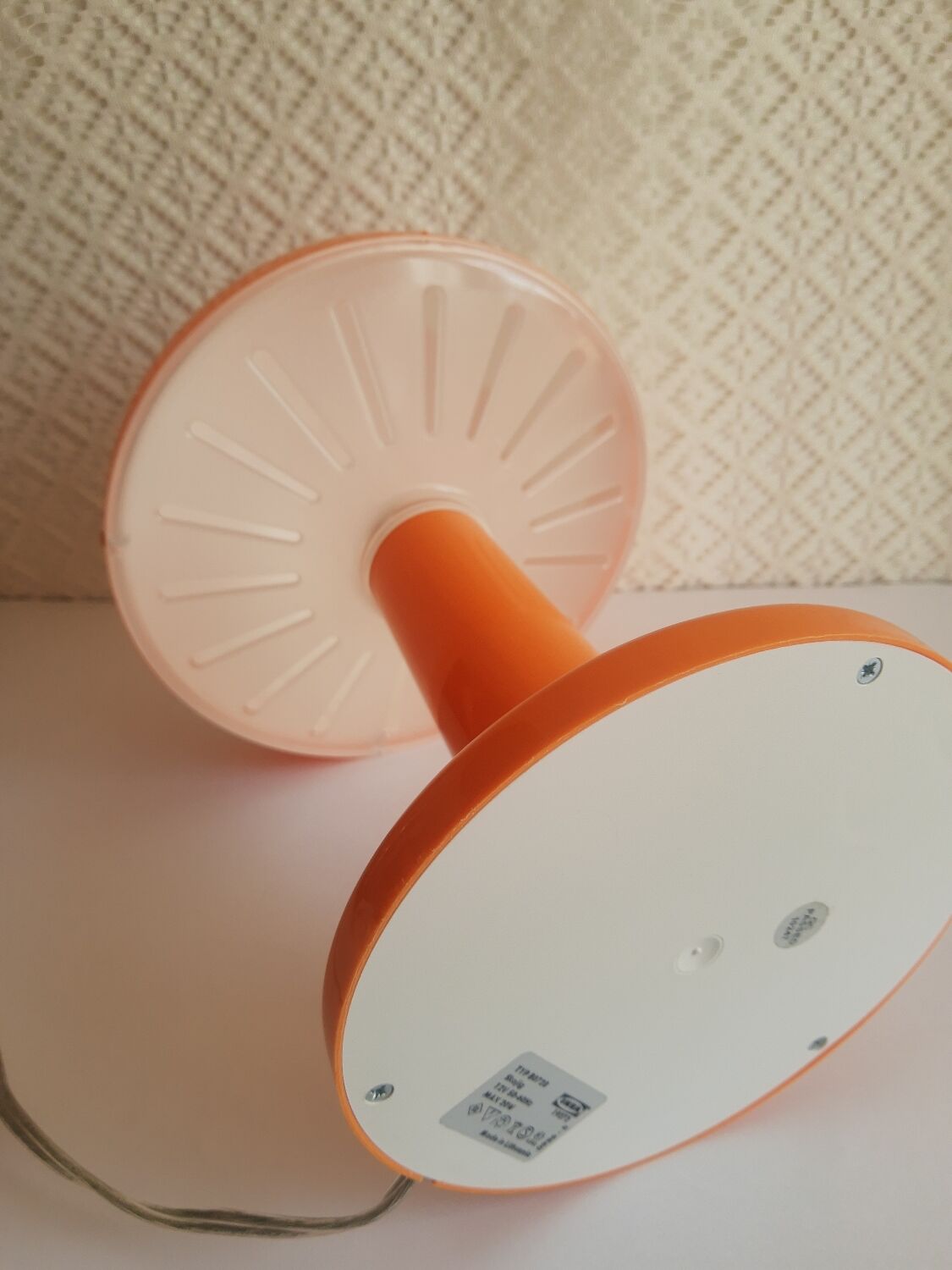 IKEA Skojig vintage orange cloud lamp