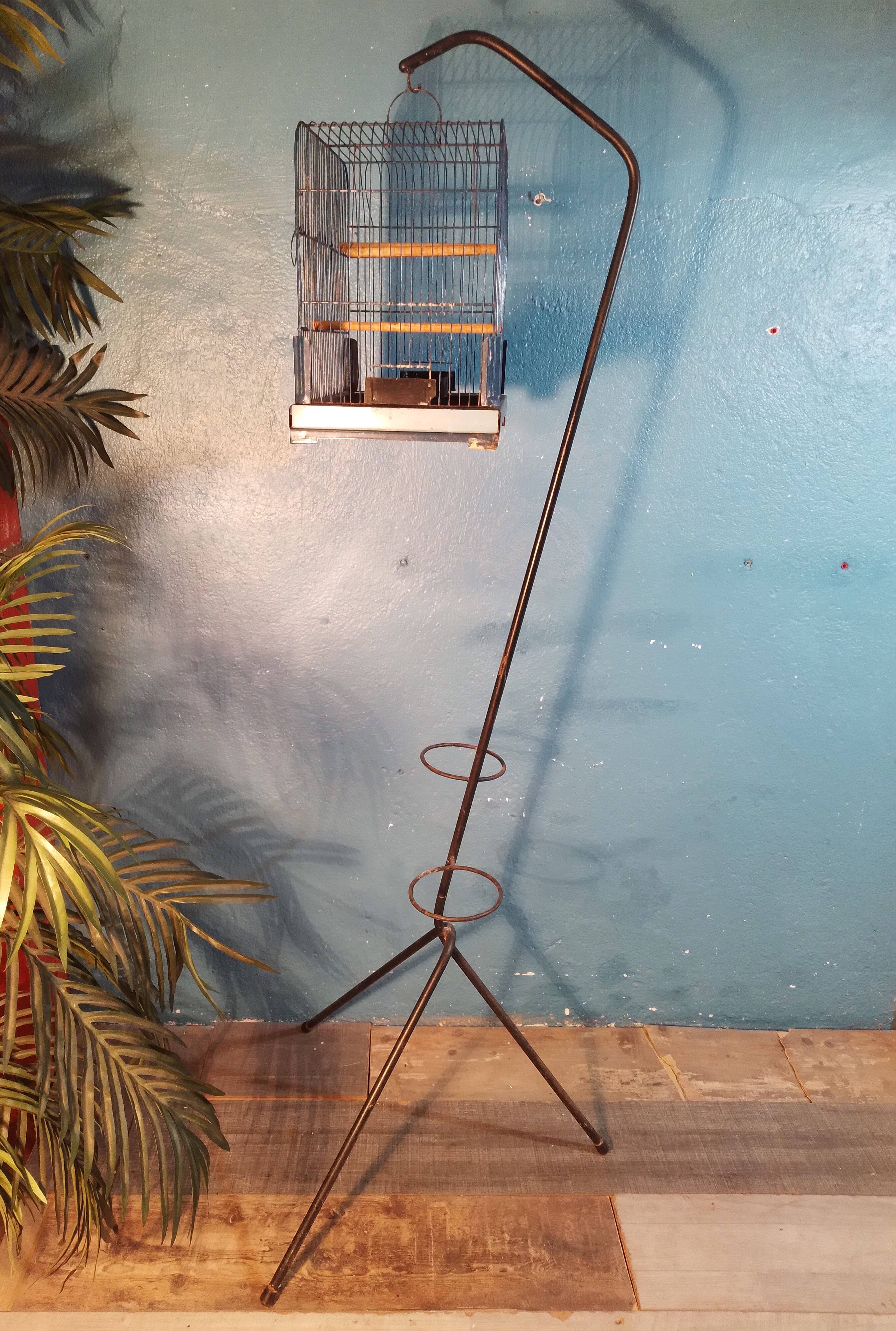 Cage and plant stand 1960s