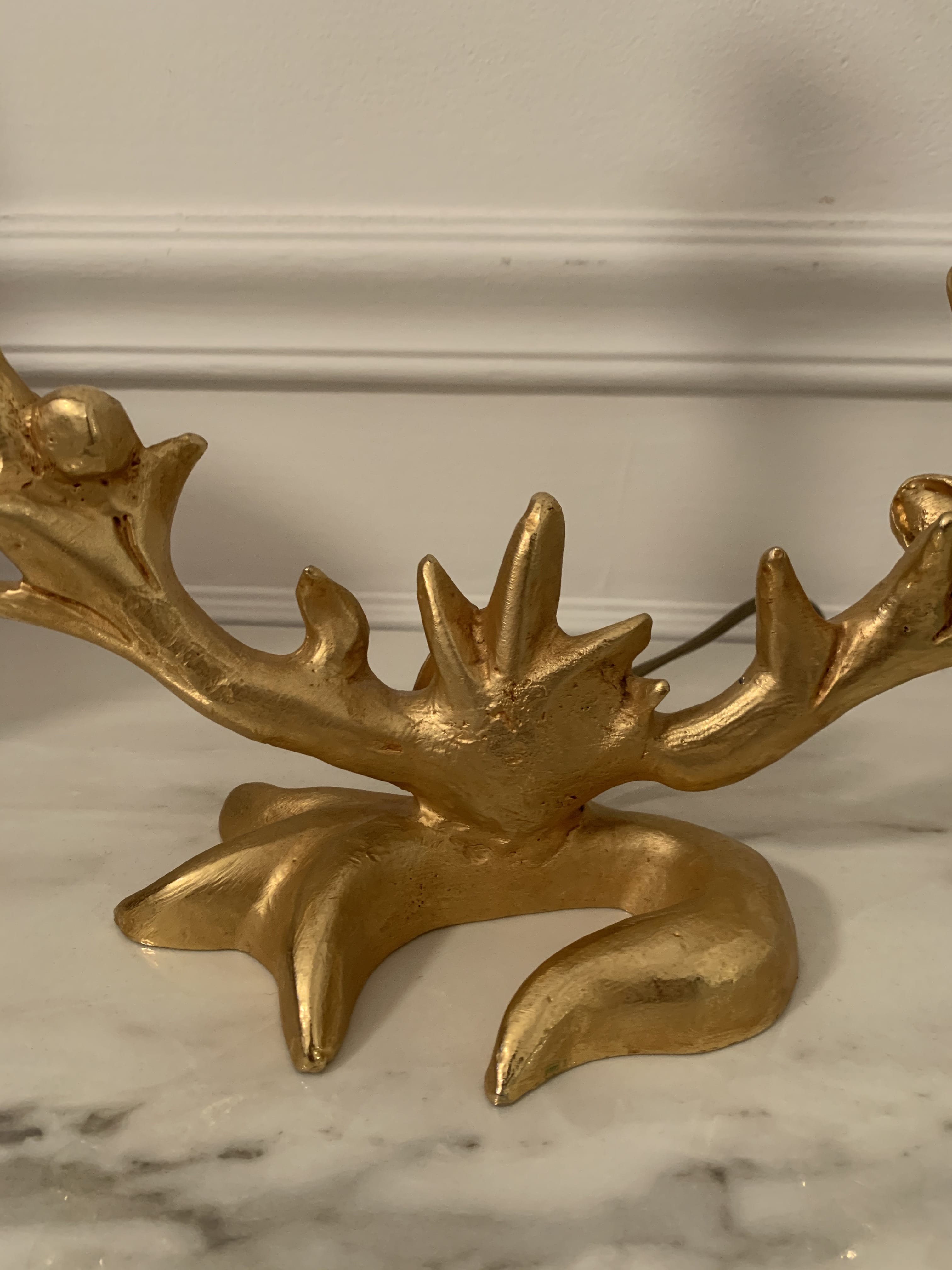 Mathias gilded bronze lamp