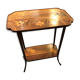 Table branding art nouveau galle wood flowers