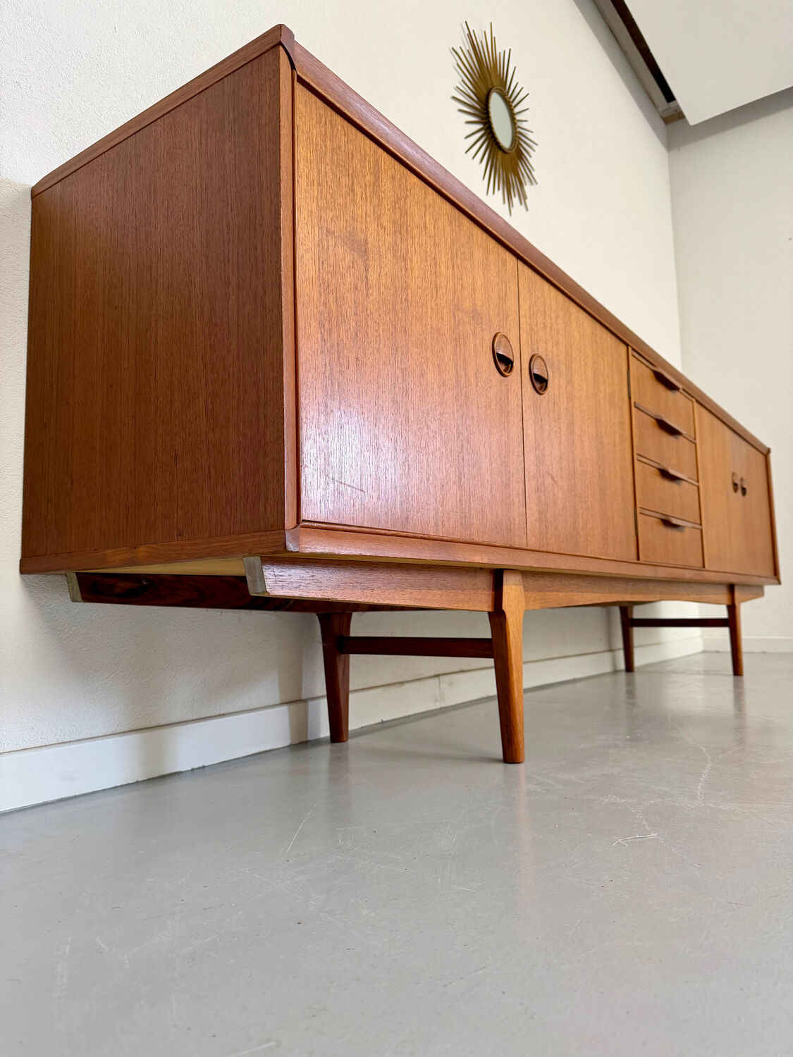 Vintage Scandinavian sideboard designed by Marten Franckena Fristho.