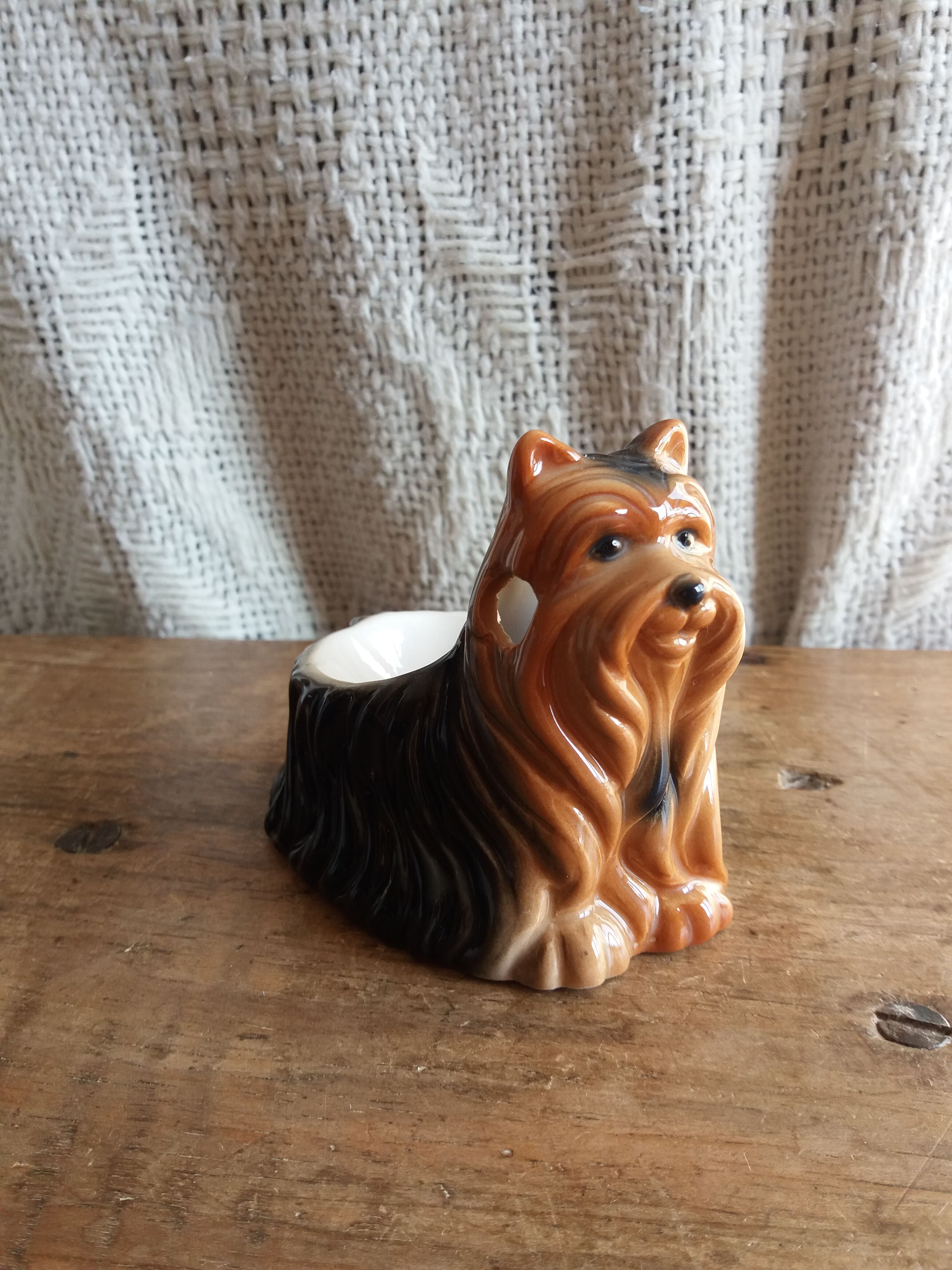 Zoomorphic dog Yorkshire eggcup