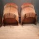 Paire de fauteuils crapaud