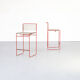 70s Giandomenico Belotti spaghetti stools for Fly Line set of 2