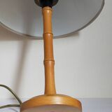 “Bamboo” lamp in vintage turned wood