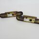 Pair of Je Fassung brass 2-light wall lights made in Germany