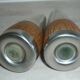 Salt shaker and pepper for the table, in wood and stainless steel