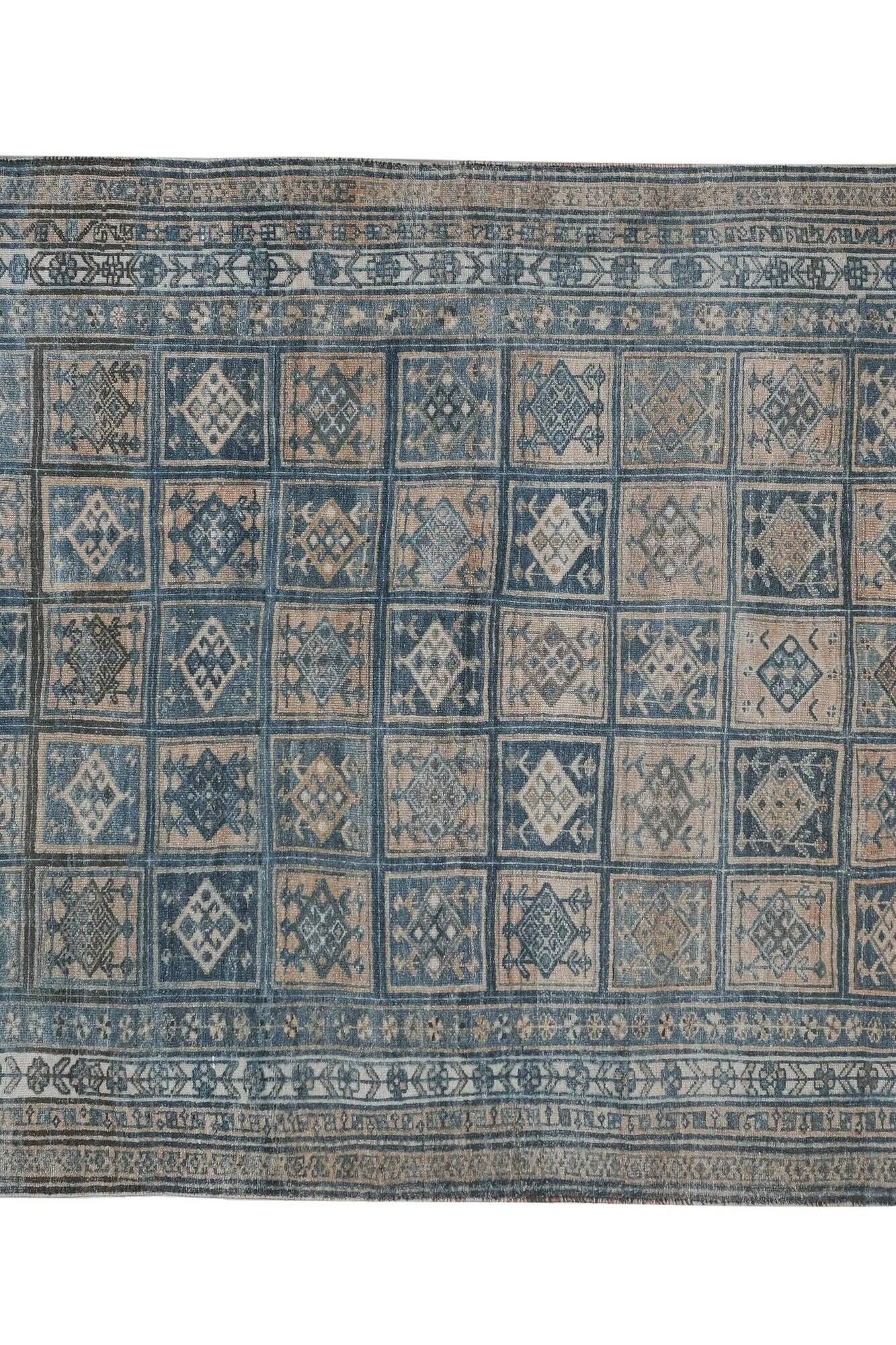 Vintage Turkish handmade rug 222x301 cm