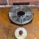 Serving Tray Wood & Chrome + Molded Glass Bowls Kitchen Wine