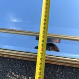 Louis XVI style gilded glazing bead mirror