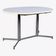 Table de repas ovale et extensible des années 50 chrome et formica