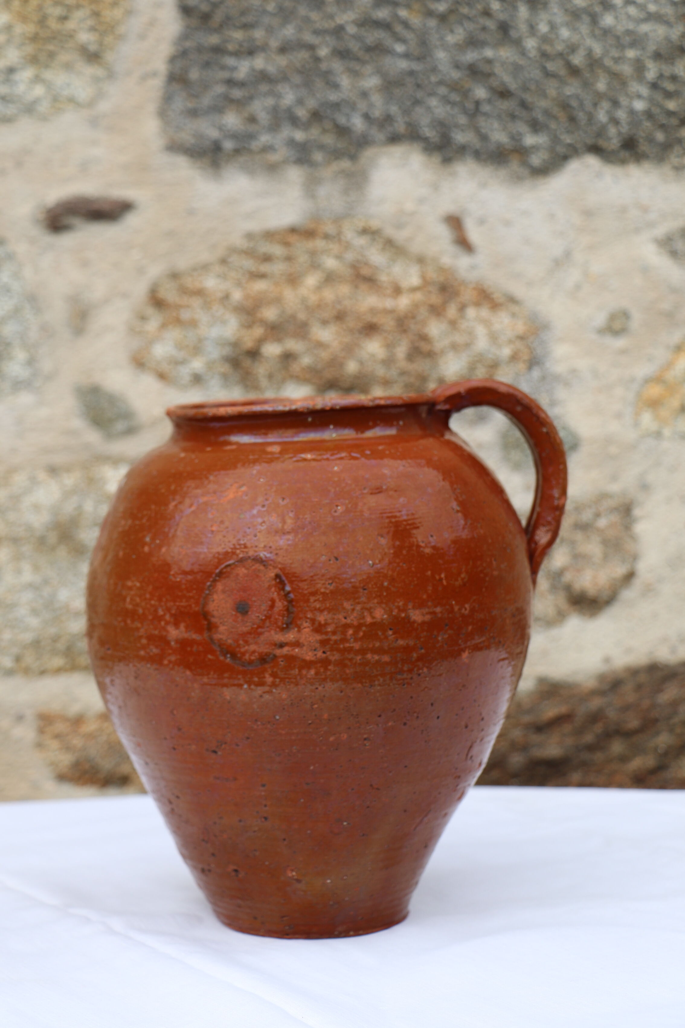 Pot en terre cuite Catalan XIX ème