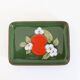 Small rectangular vintage dish '70 ZELLER KERAMIK