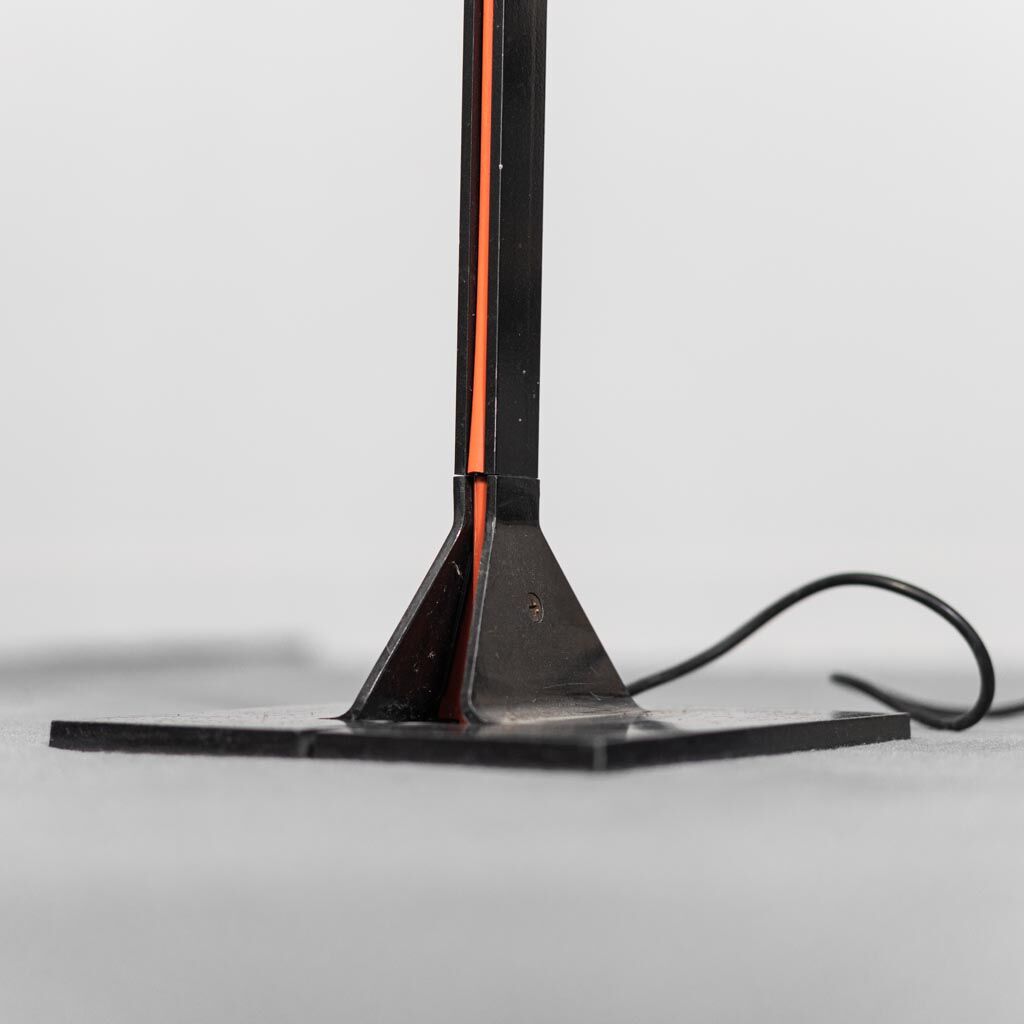 Floor lamp aluminum papilona shoe flos 70s vintage