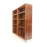 Danish rosewood bookcase cabinet 60s 70s mid century