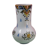 Rouen earthenware vase with Tharon Bretagne's arms