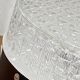 Square wall light or ceiling light with transparent glass from the 1970s.
