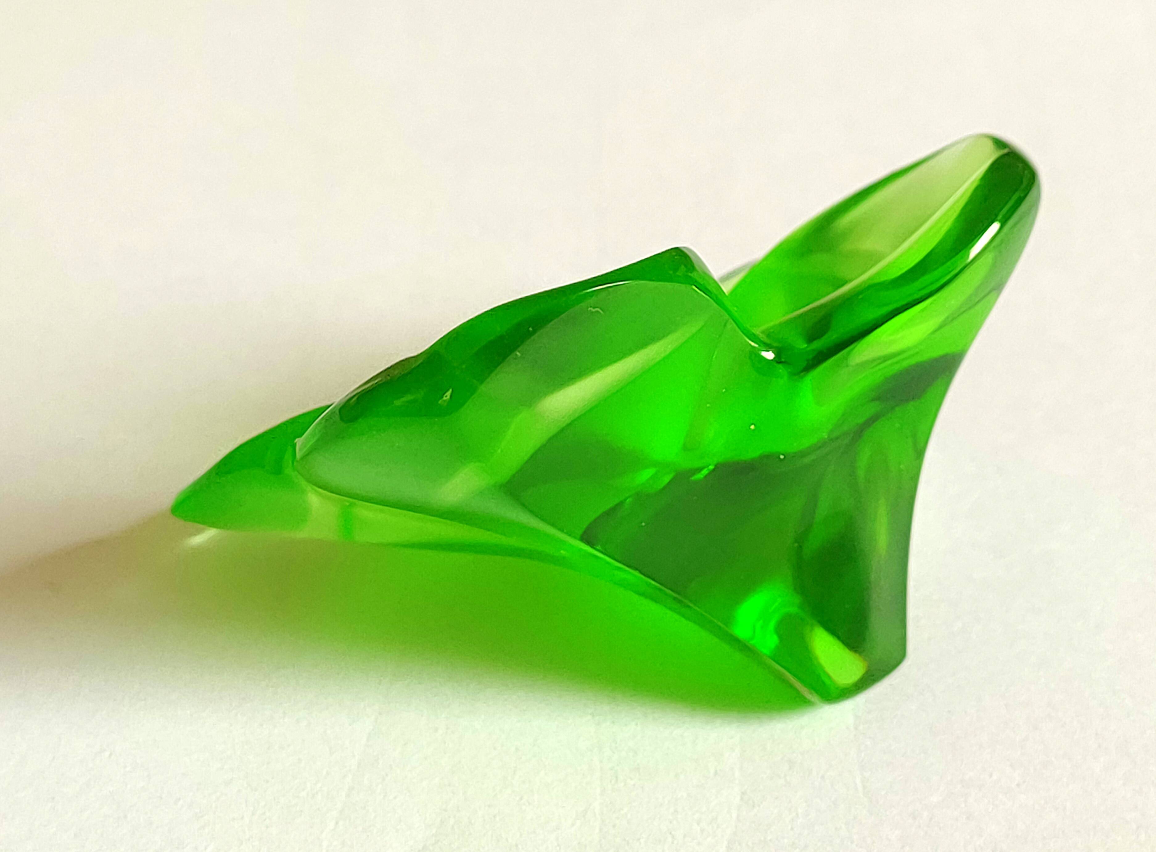 Trèfle à quatre feuilles lalique france modèle de marie-claude lalique 1994