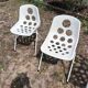 Chaises de jardin 70's