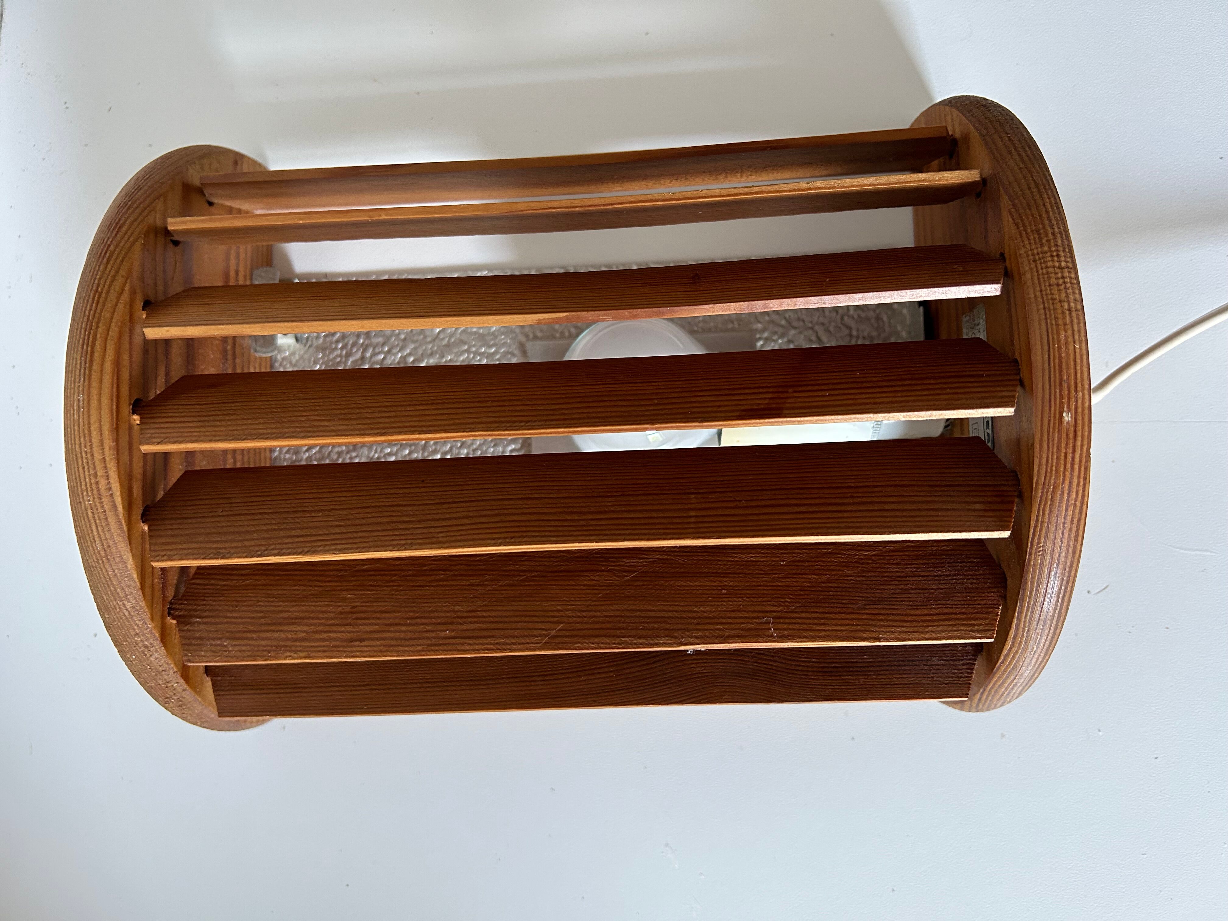 Ikea pine wall lamp vintage