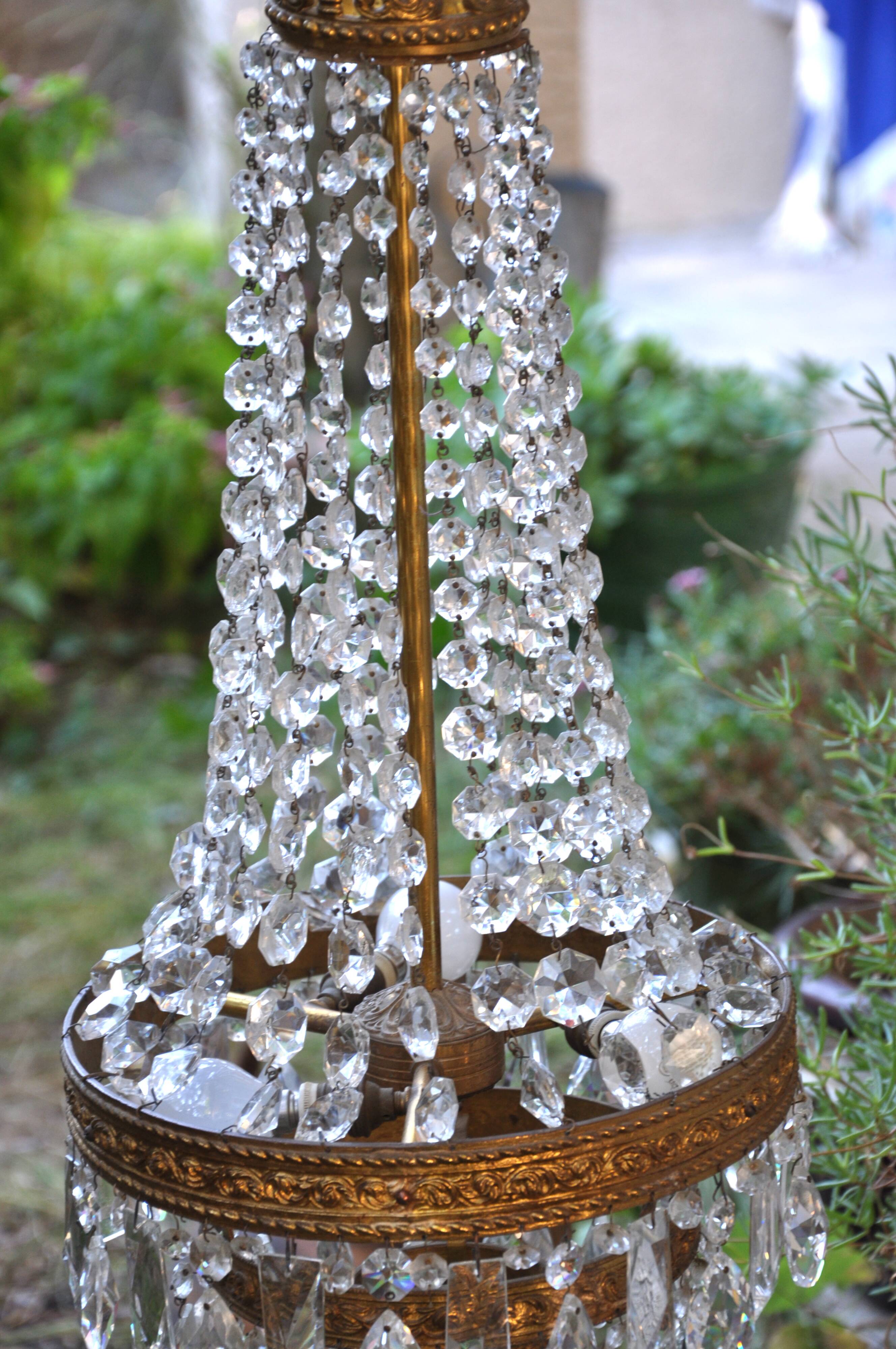 Lustre ancien Montgolfiere